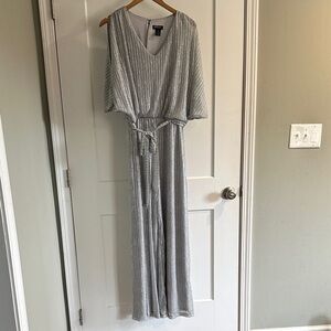 Elegant Silver Jumpsuit